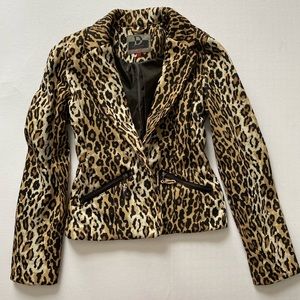 Leopard Blazer